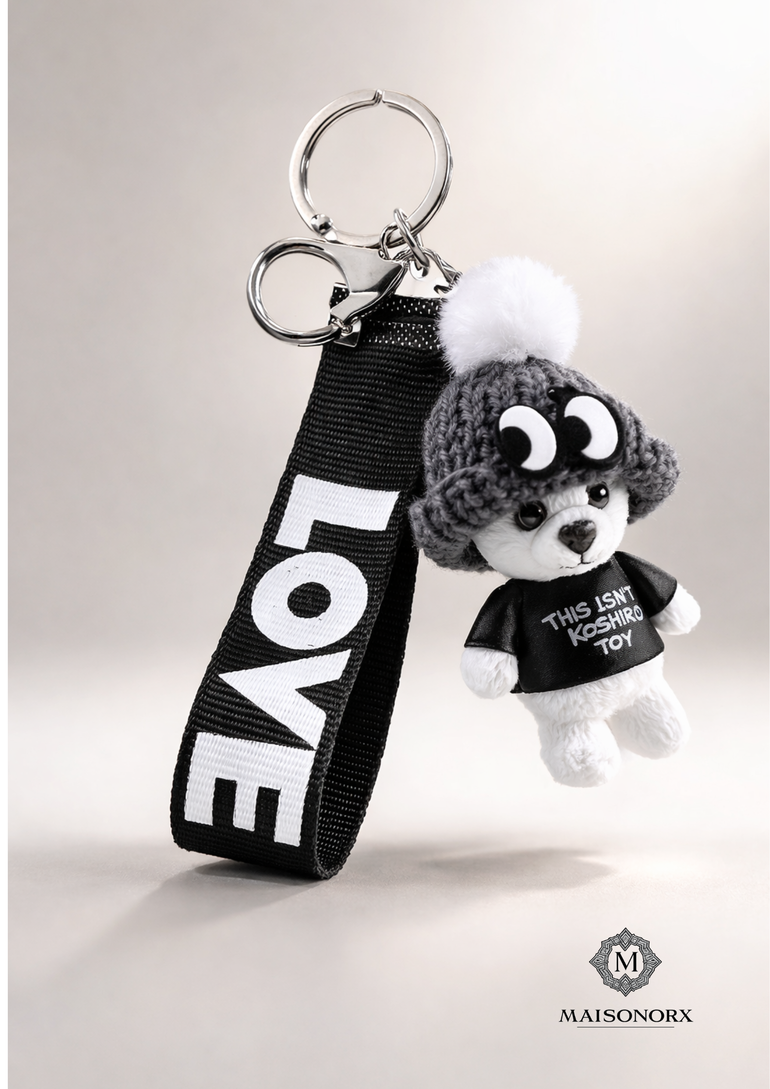 LoveLoop Bear Keychain